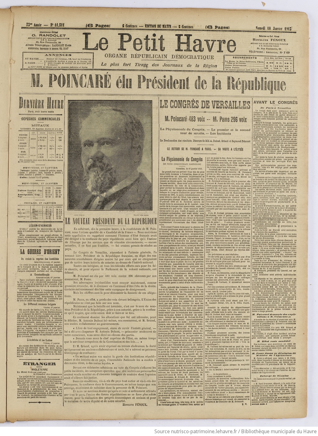 Le Petit Havre : organe républicain, démocratique, socialiste [