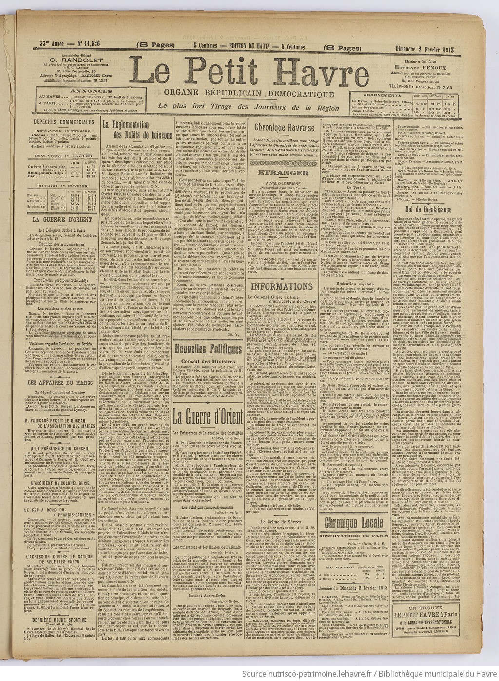 Le Petit Havre : organe républicain, démocratique, socialiste [