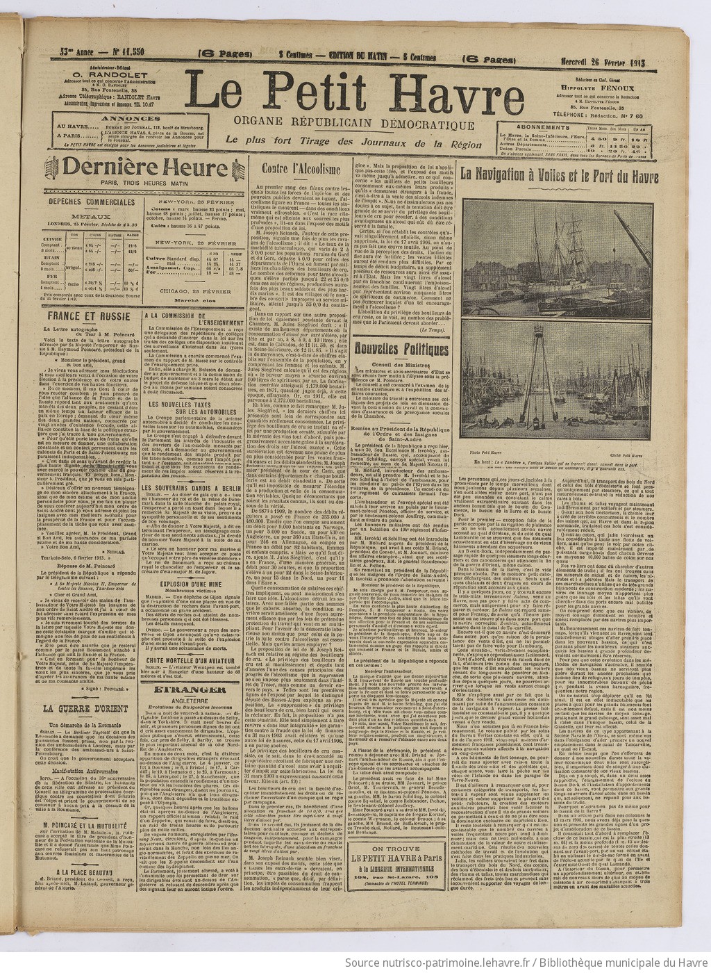 Le Petit Havre : organe républicain, démocratique, socialiste [