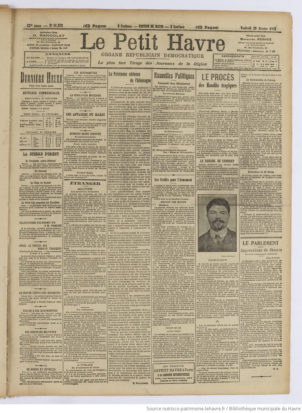 Le Petit Havre : organe républicain, démocratique, socialiste [