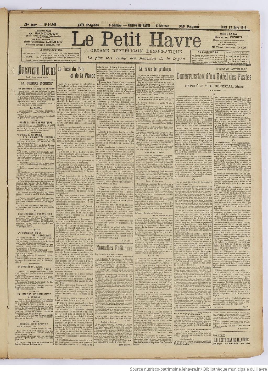 Le Petit Havre : organe républicain, démocratique, socialiste [