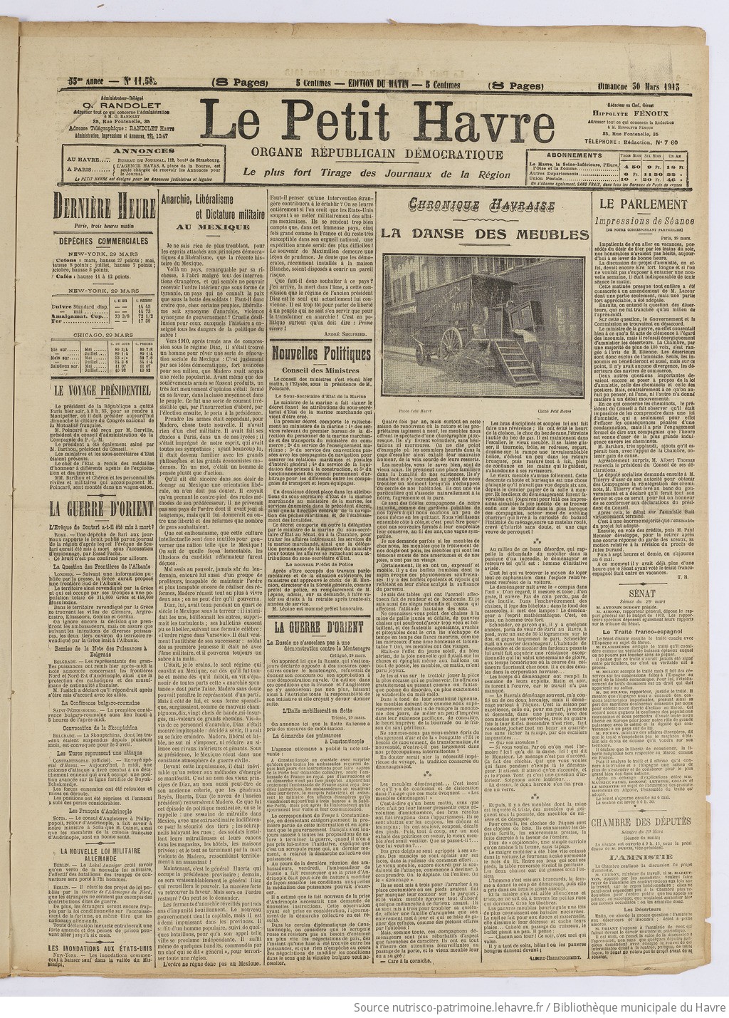Le Petit Havre : organe républicain, démocratique, socialiste [