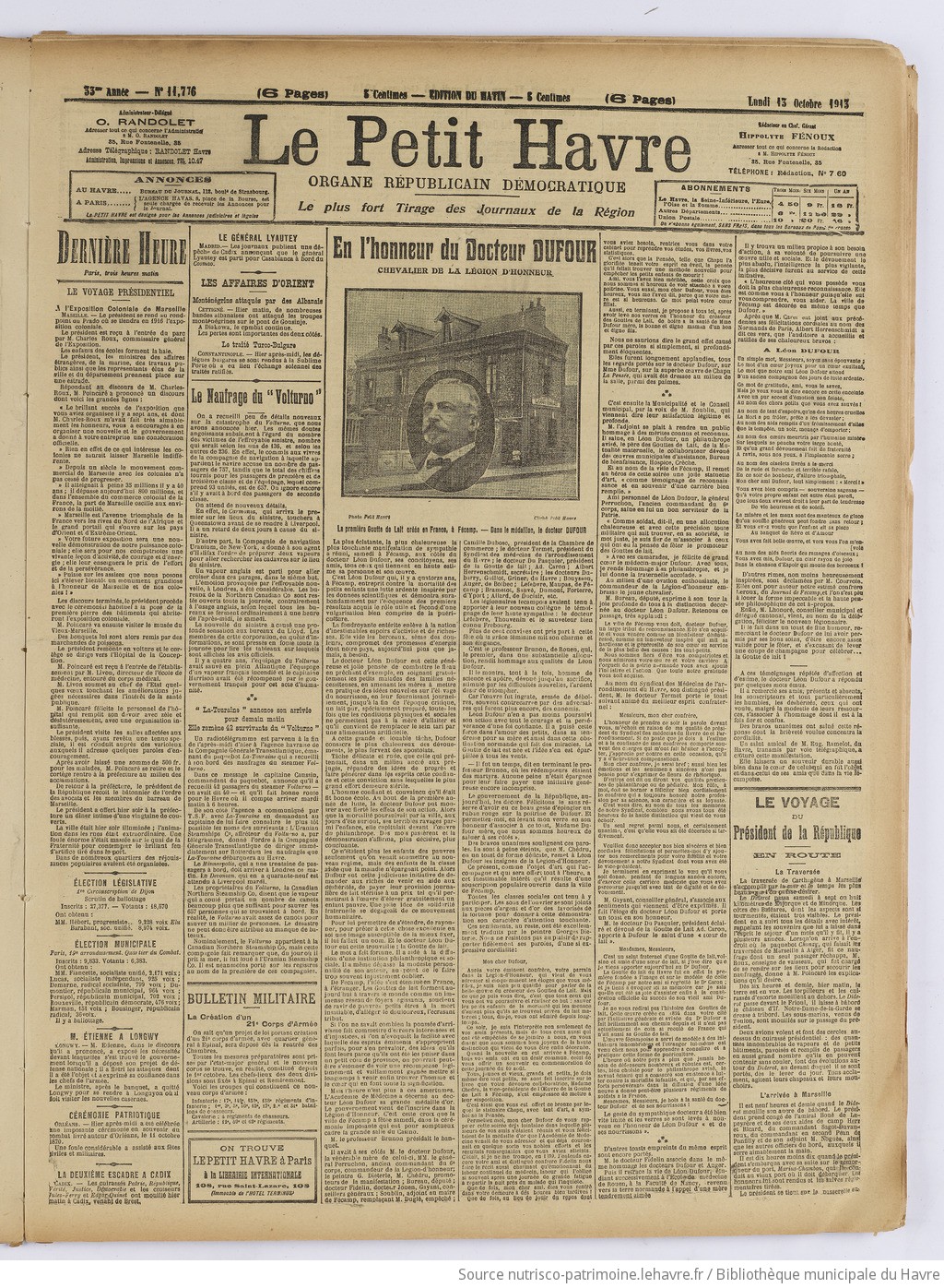 Le Petit Havre : organe républicain, démocratique, socialiste [