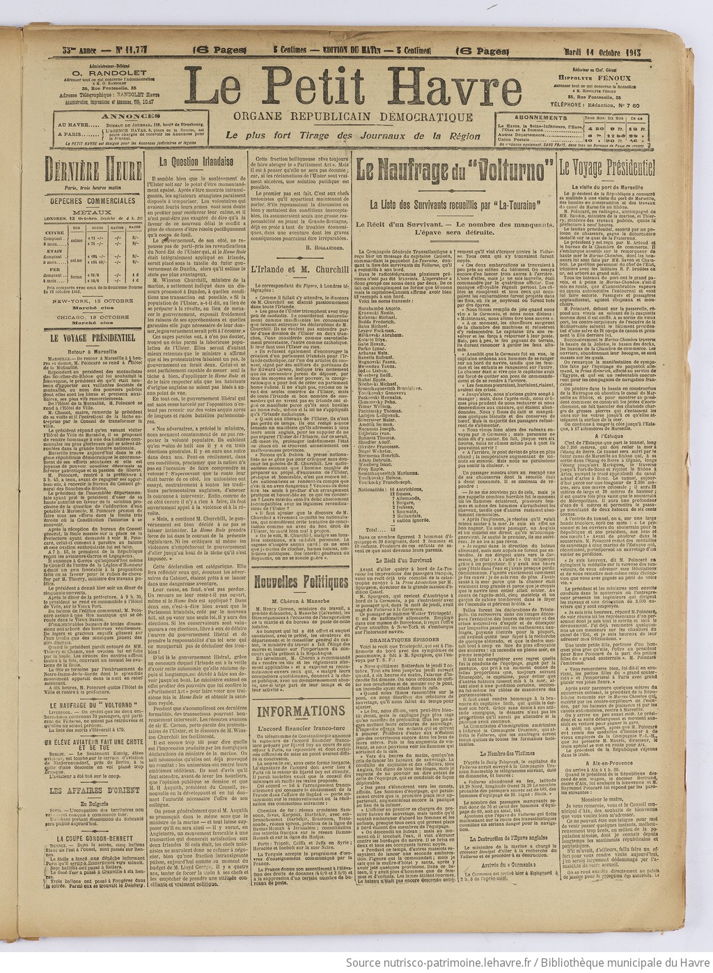 Le Petit Havre : organe républicain, démocratique, socialiste [