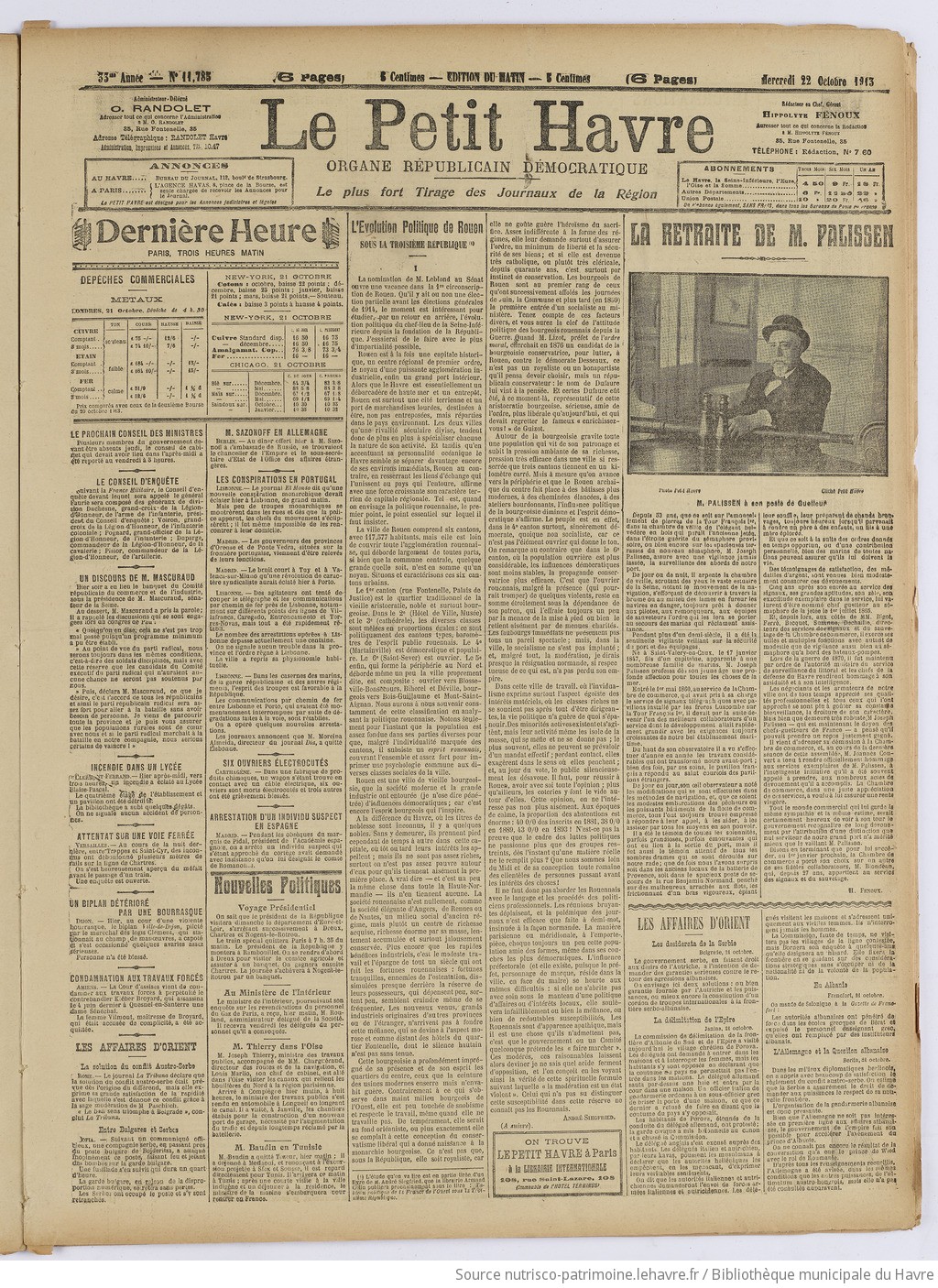 Le Petit Havre : organe républicain, démocratique, socialiste [