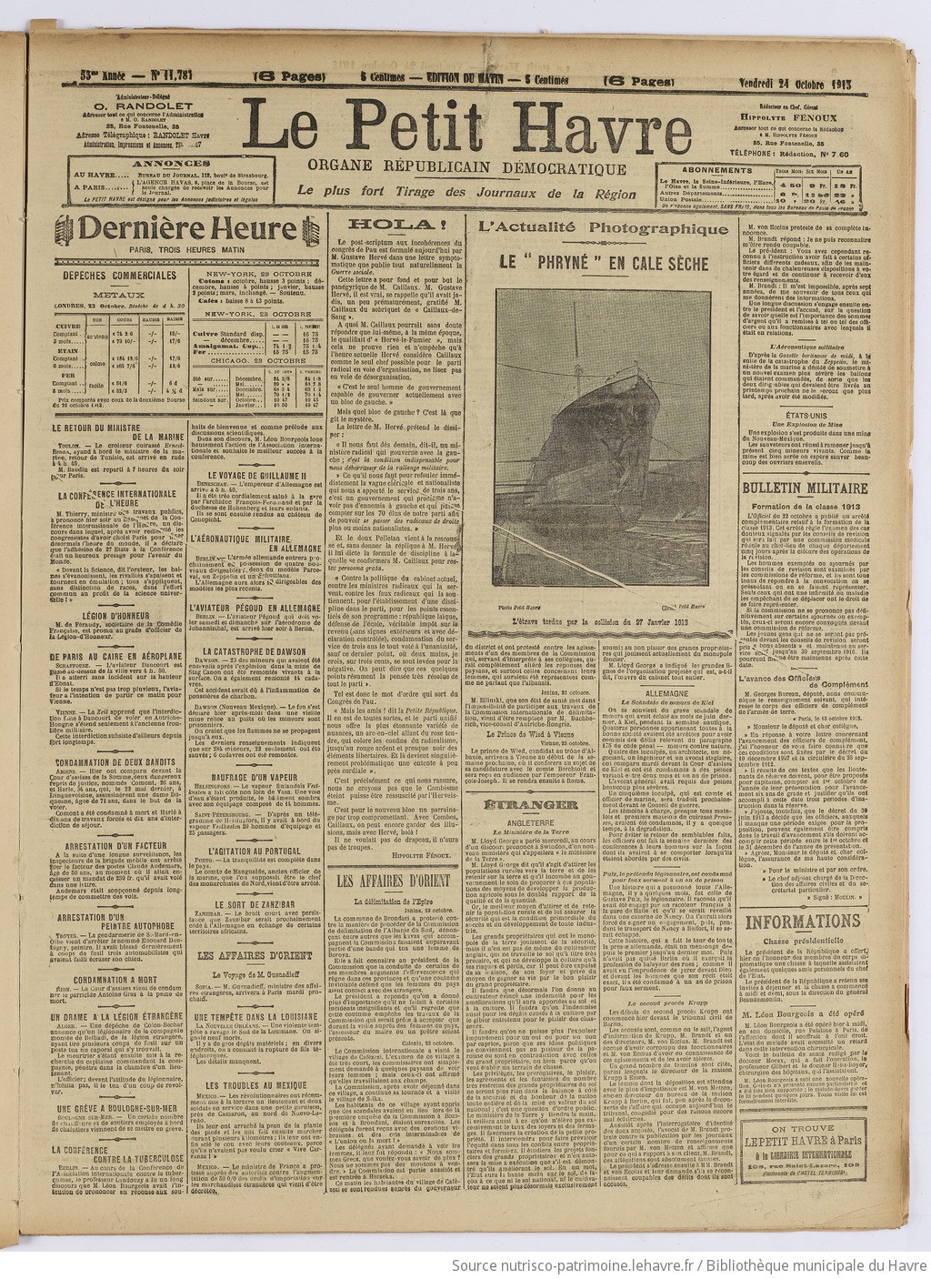Le Petit Havre : organe républicain, démocratique, socialiste [
