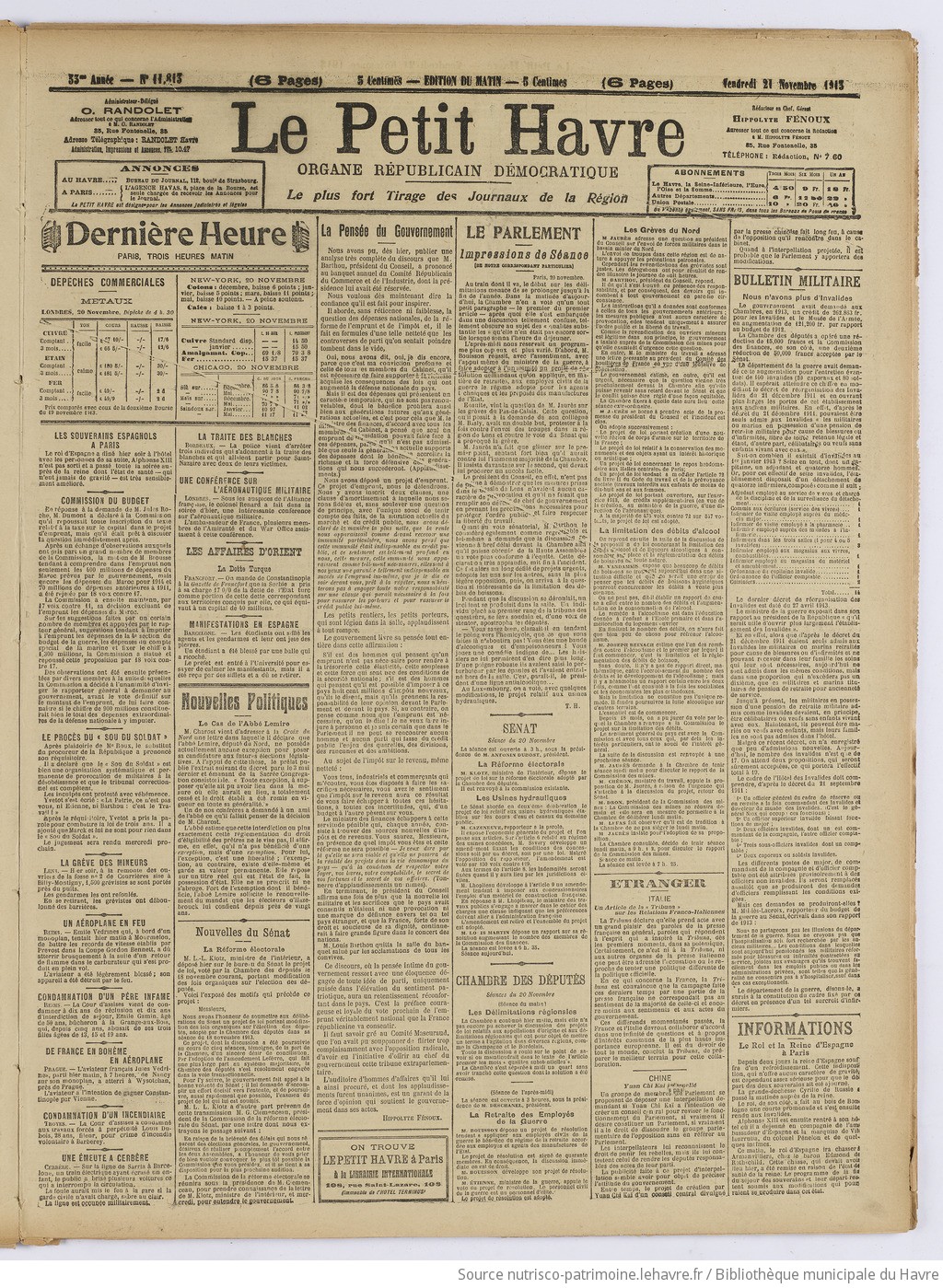 Le Petit Havre : organe républicain, démocratique, socialiste [