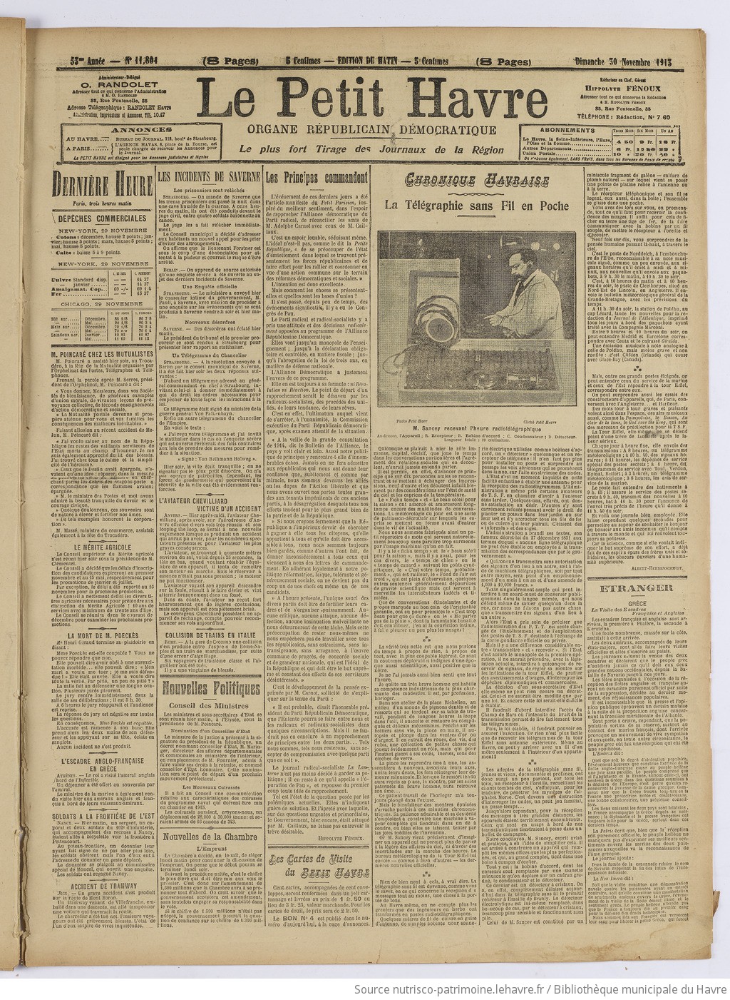 Le Petit Havre : organe républicain, démocratique, socialiste [