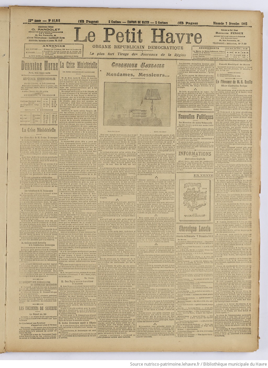 Le Petit Havre : organe républicain, démocratique, socialiste [