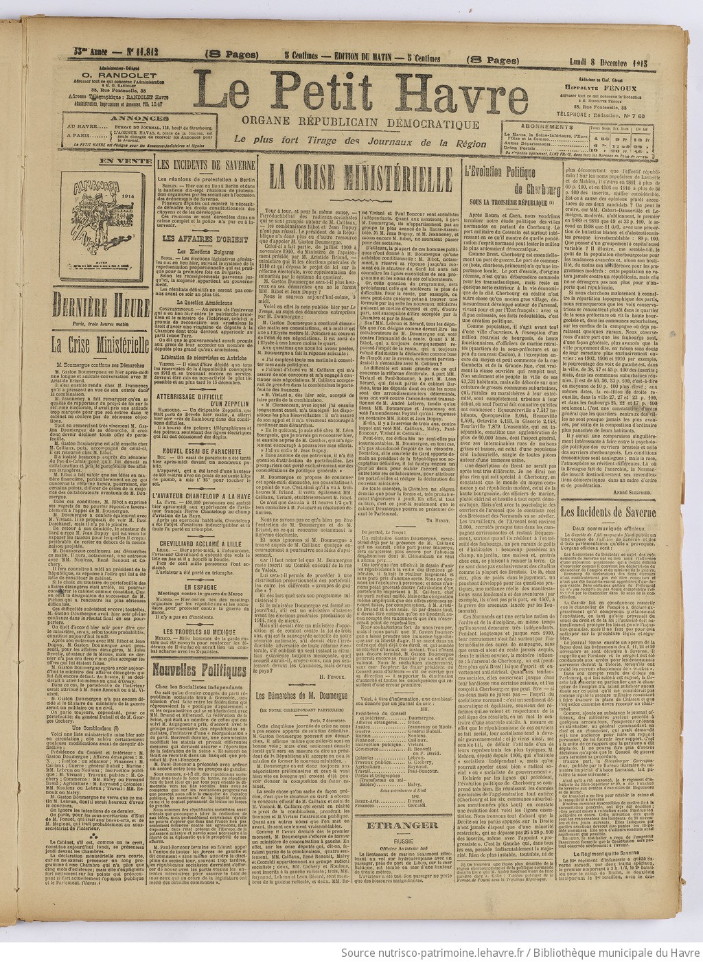 Le Petit Havre : organe républicain, démocratique, socialiste [