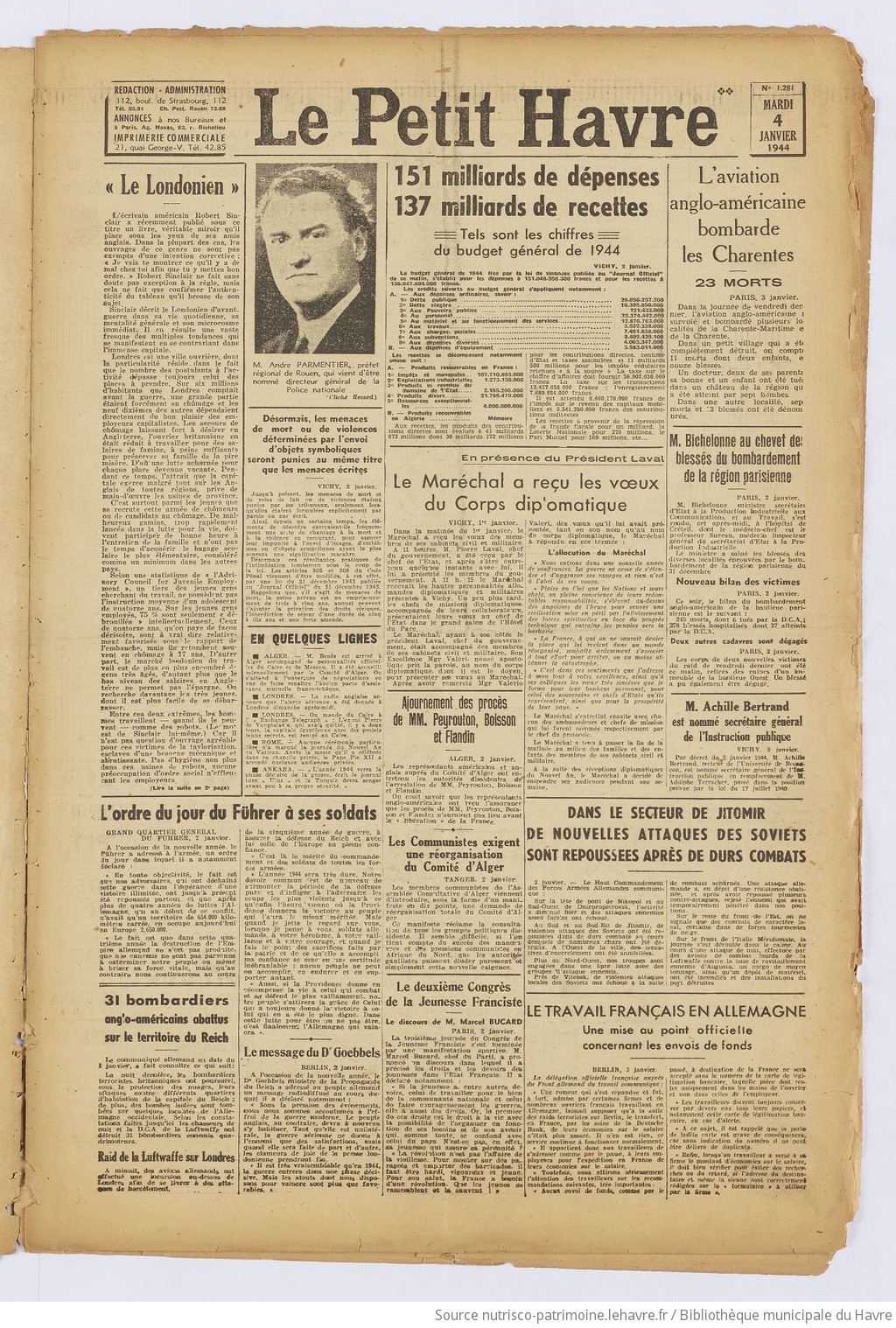 Le Petit Havre : organe républicain, démocratique, socialiste [