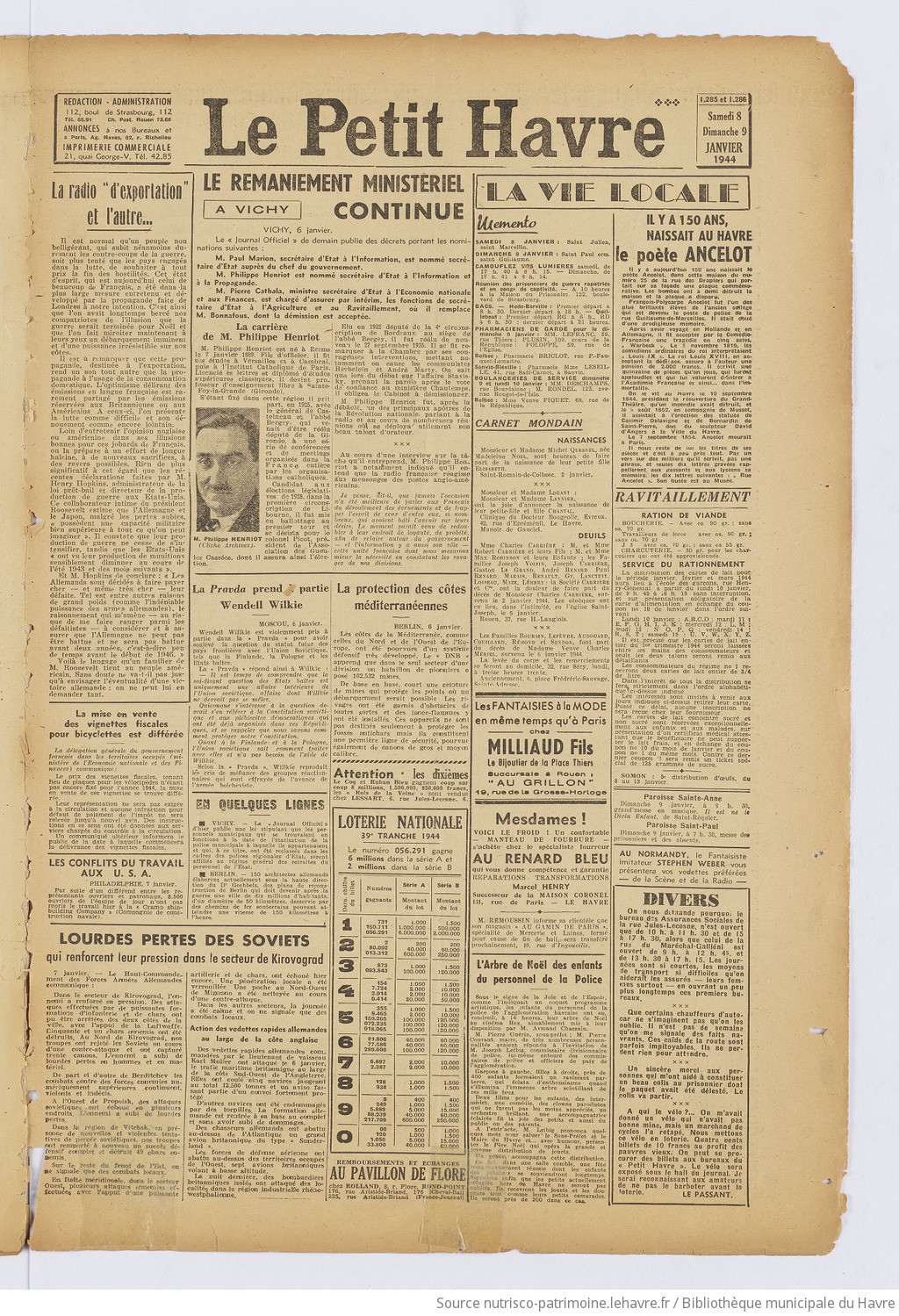 Le Petit Havre : organe républicain, démocratique, socialiste [