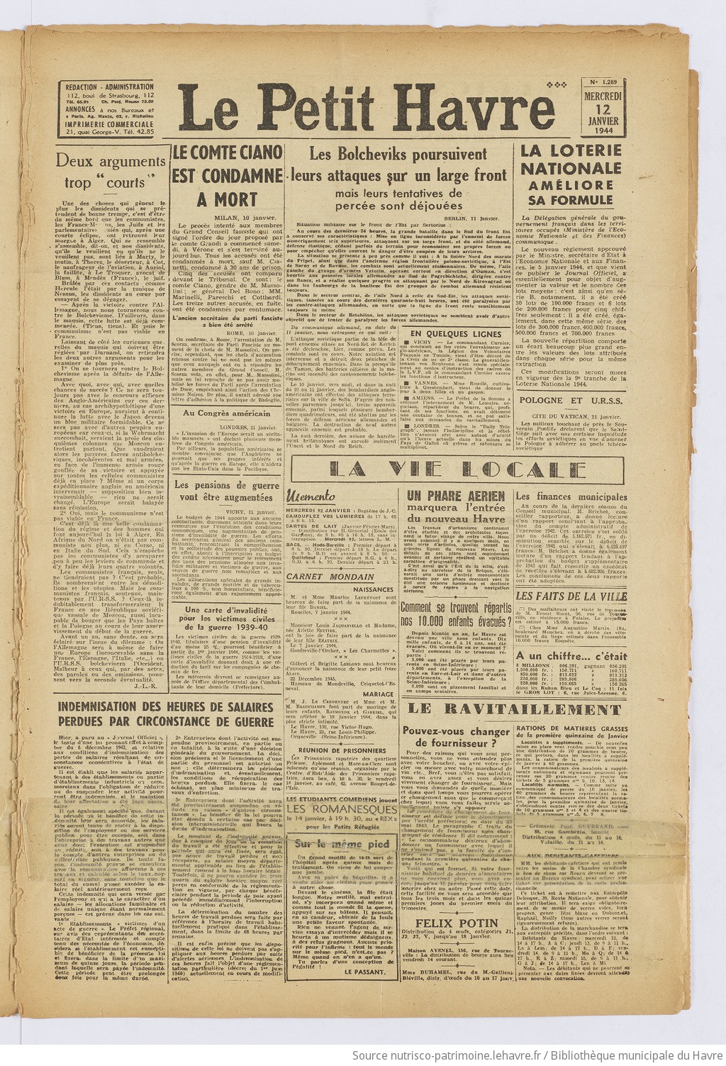 Le Petit Havre : organe républicain, démocratique, socialiste [