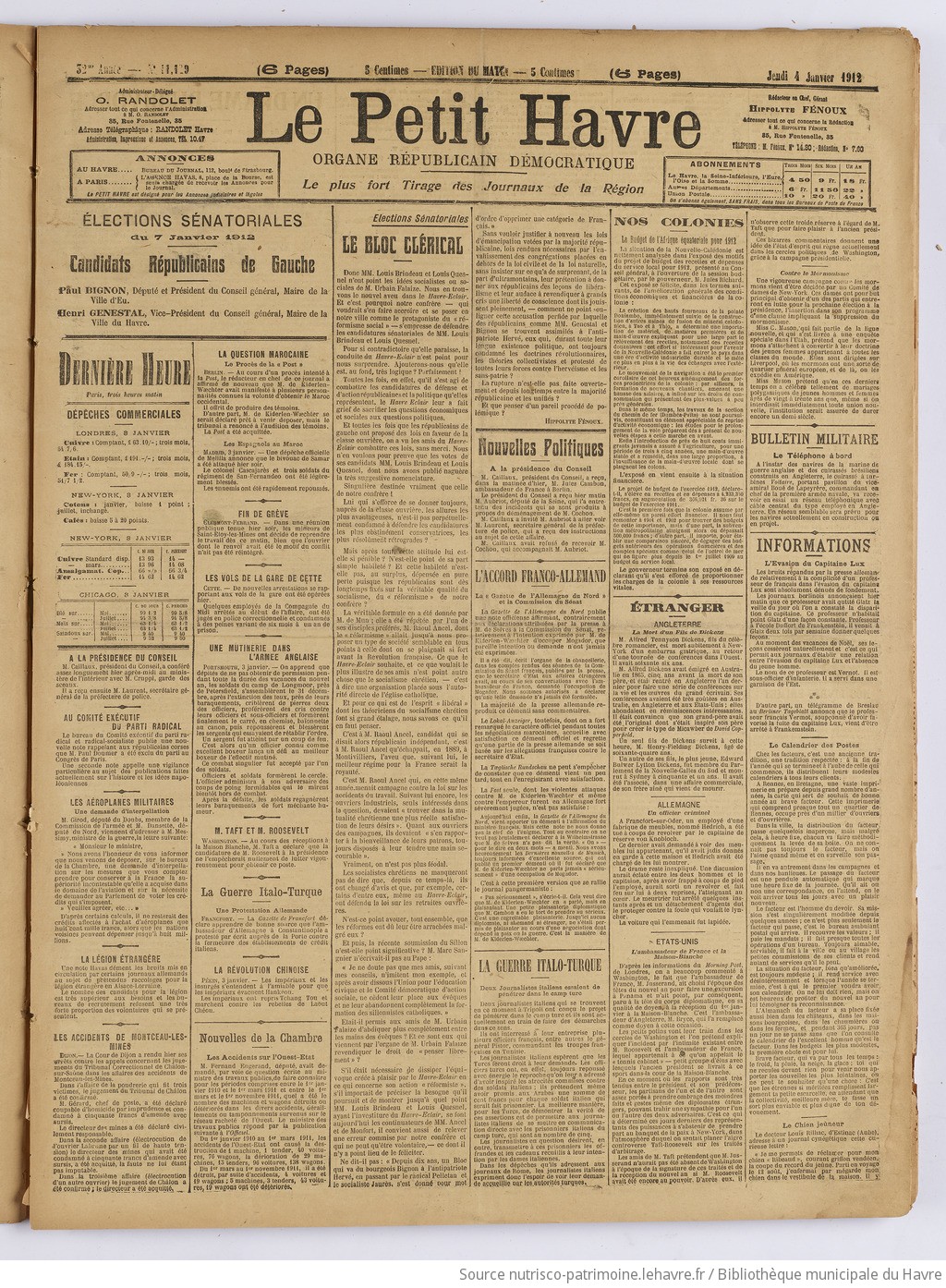 Le Petit Havre : organe républicain, démocratique, socialiste [
