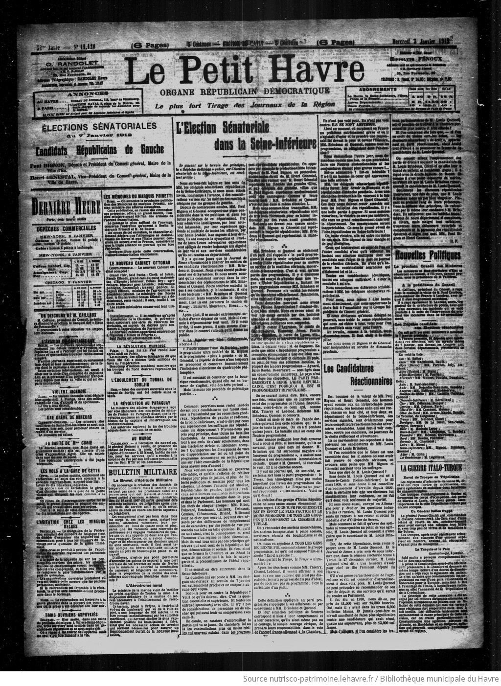 Le Petit Havre : organe républicain, démocratique, socialiste [