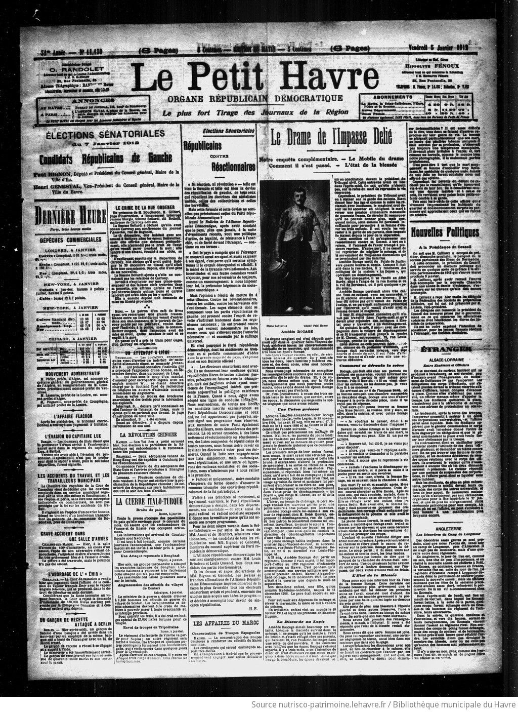 Le Petit Havre : organe républicain, démocratique, socialiste [
