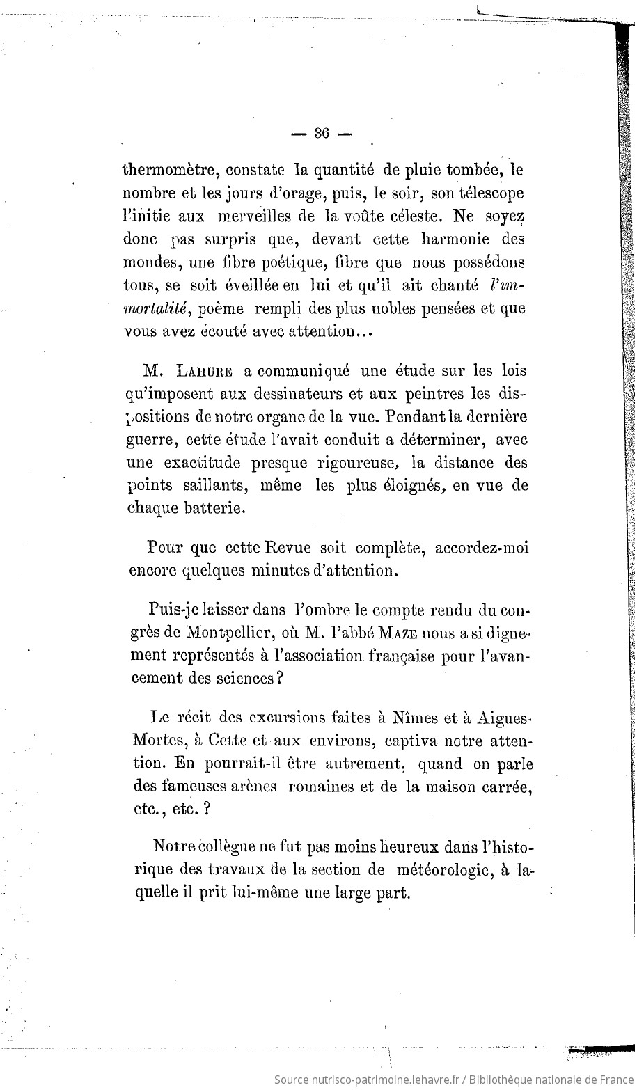 Recueil des publications de la Société havraise d'études diverses - vue 38 - page 36