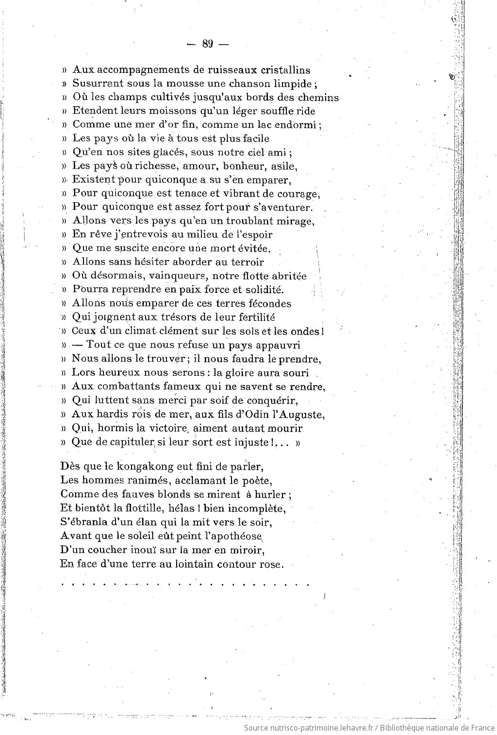 Recueil des publications de la Société havraise d'études diverses - vue 91 - page 89