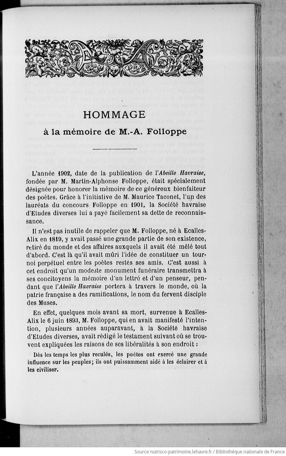 Recueil des publications de la Société havraise d'études diverses - vue 149 - page 329