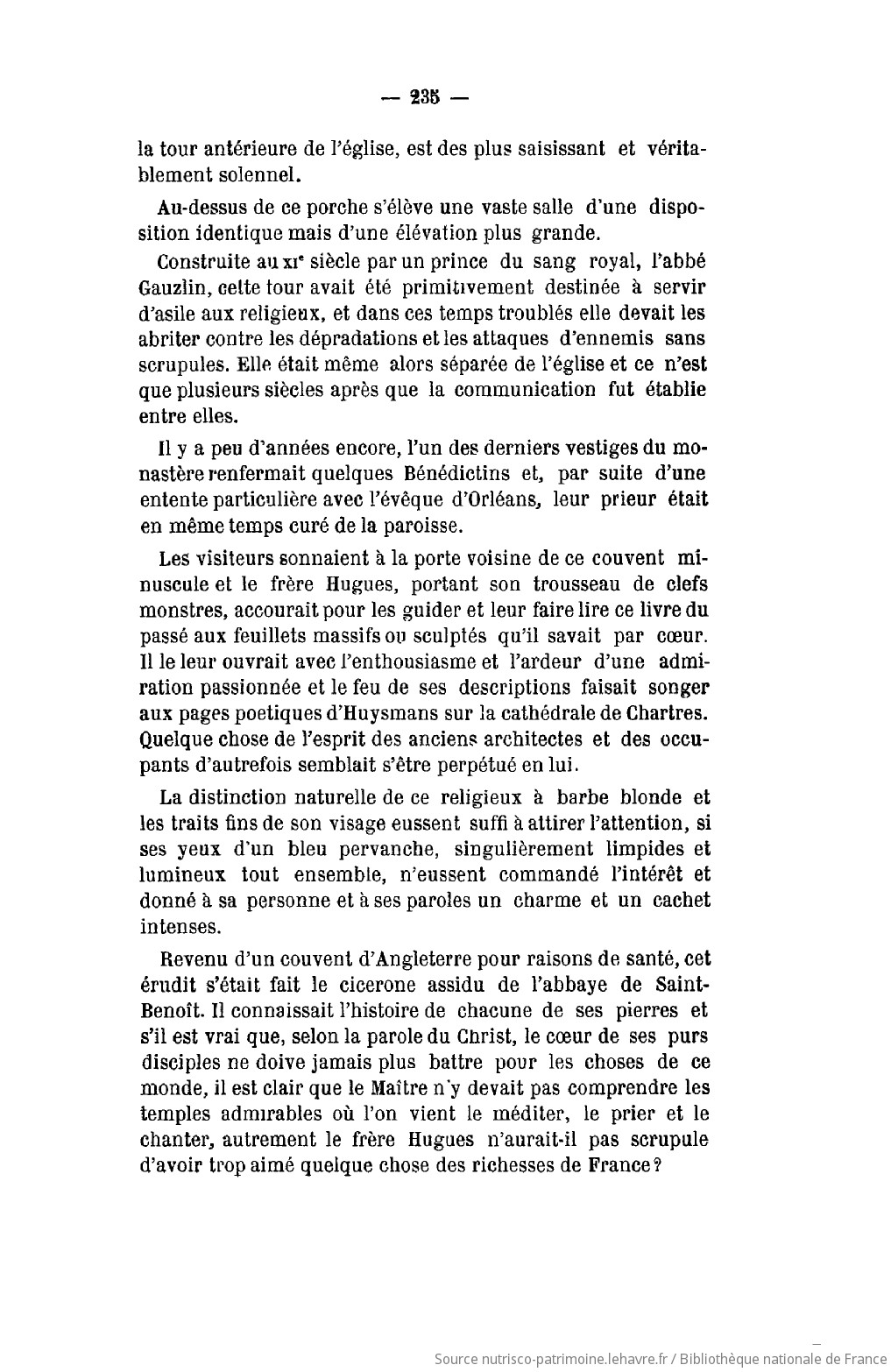 Recueil des publications de la Société havraise d'études diverses - vue 7 - page 235