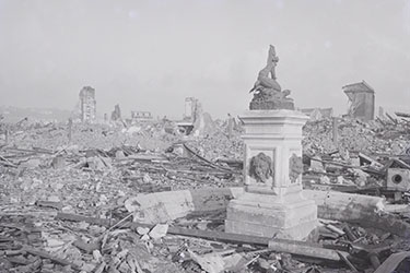 Le Havre bombardé