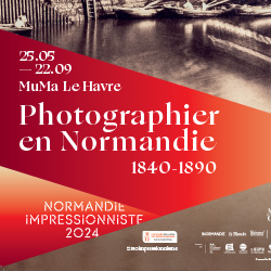 Affiche de l'exposition Photographier en Normandie